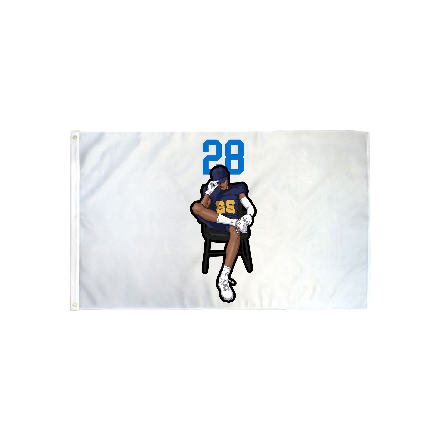 3x5 Flag — Number Top in Classic