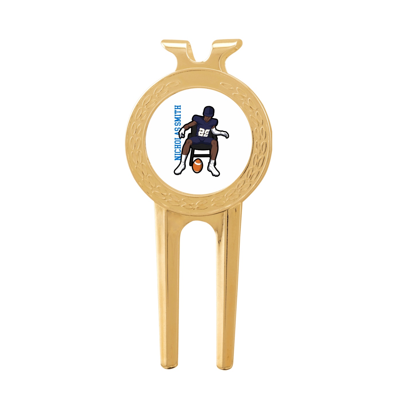 Divot Tool with Ball Marker — Name Vertical in Classic