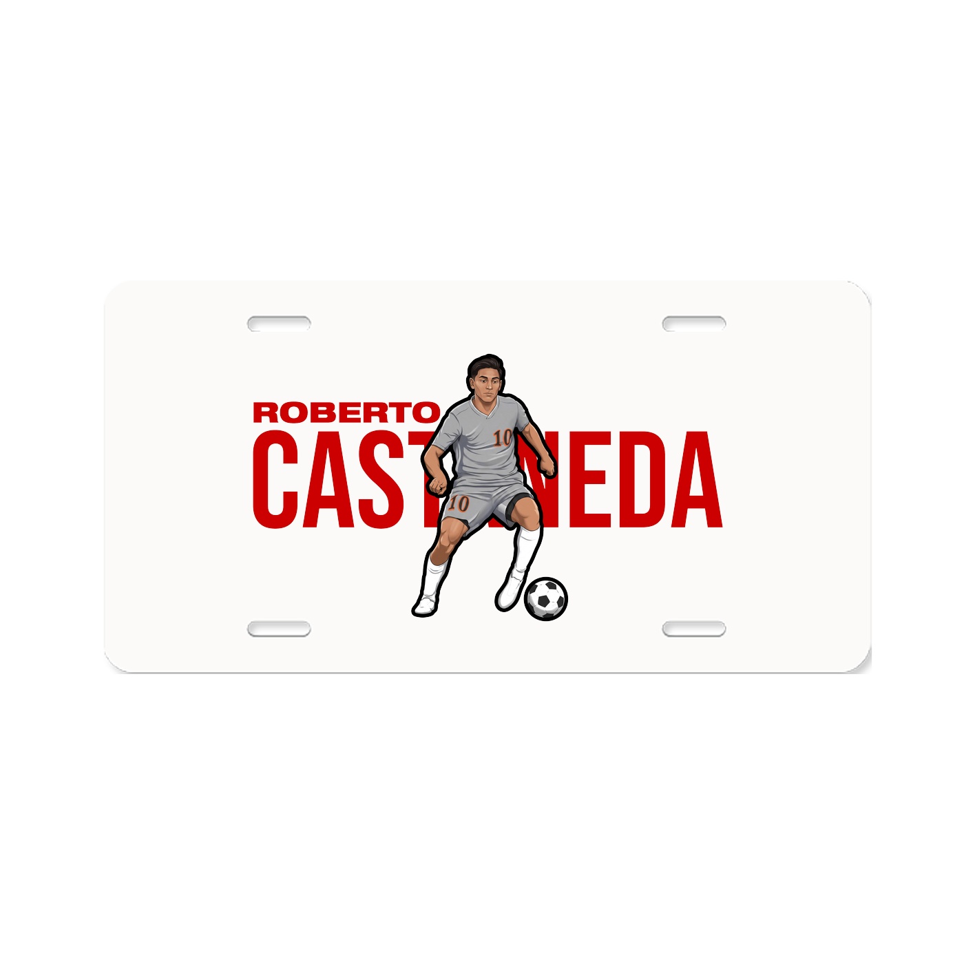 License Plate — Player Name in Classic