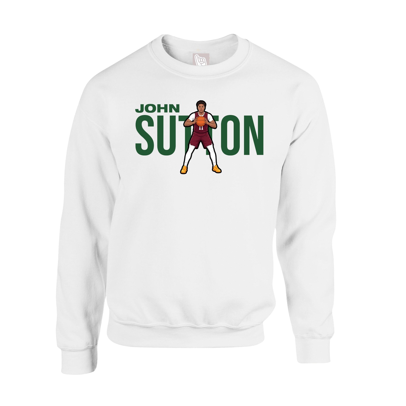 Fleece Crew — Player Name in White
