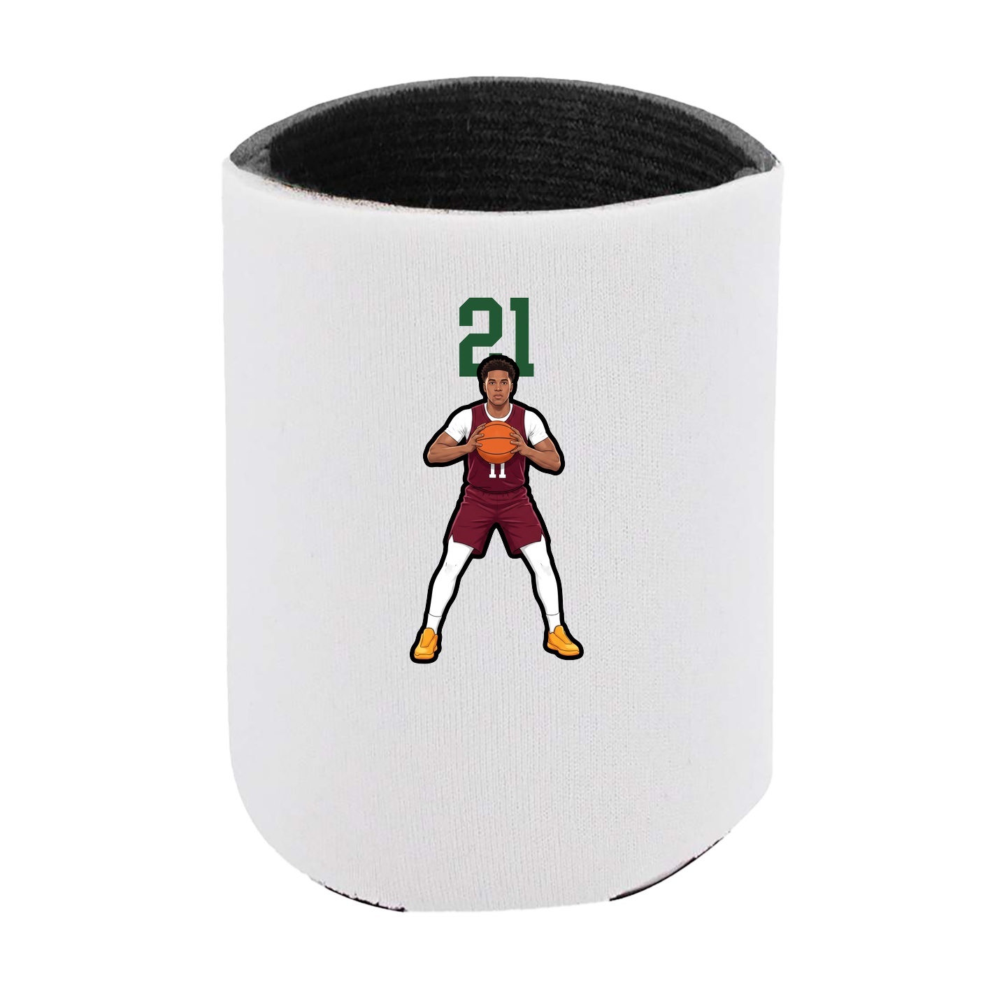 Can Holder — Number Top in White