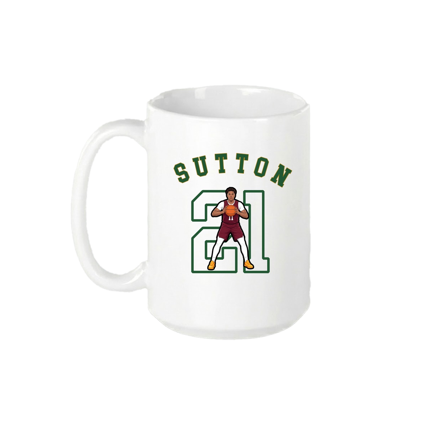 15oz Coffee Mug — Shirsey Arch in White