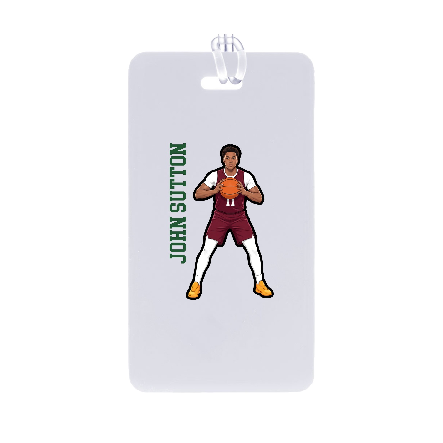 Bag Tag — Name Vertical in Classic