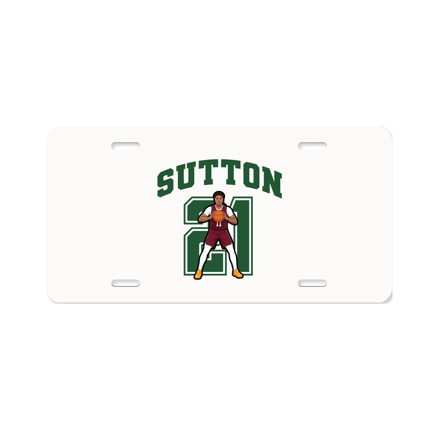 License Plate — Number in Classic