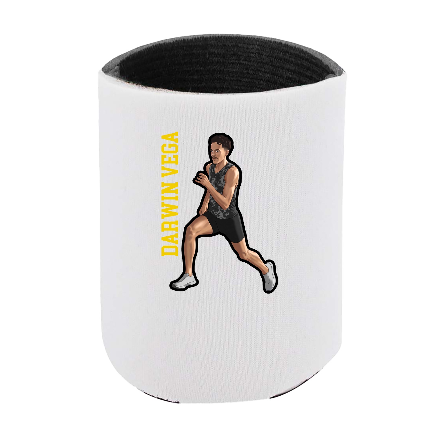 Can Holder — Name Vertical in White