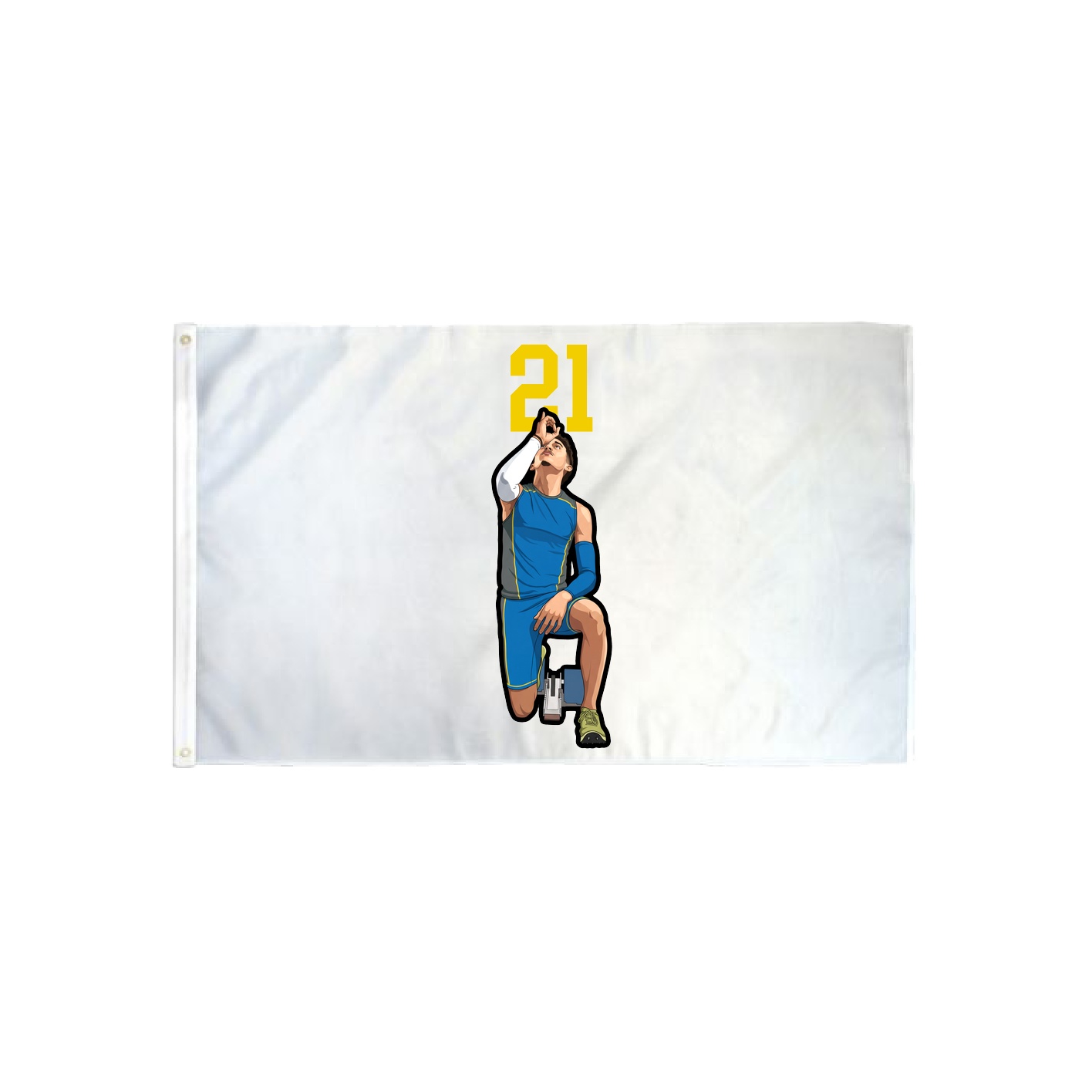 3x5 Flag — Number Top in Classic