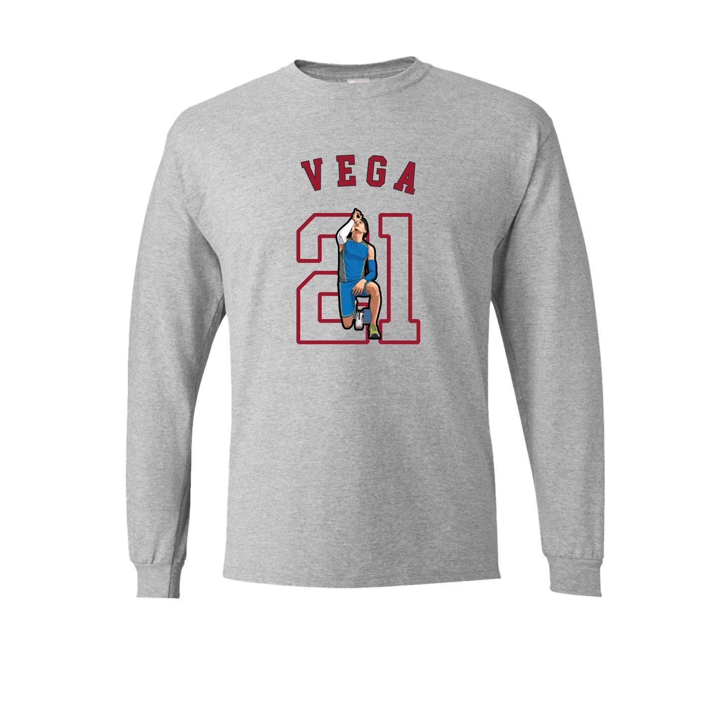 Long Sleeve Tee — Shirsey Arch in Grey