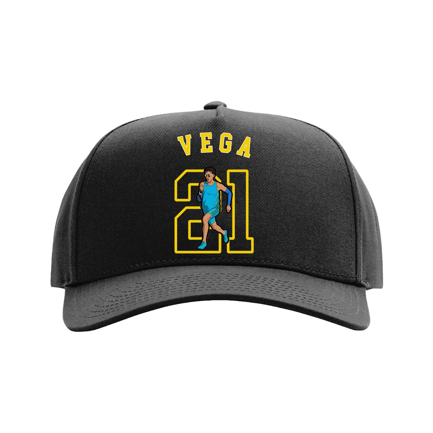 Full Fabric Five-Panel Champ Cap