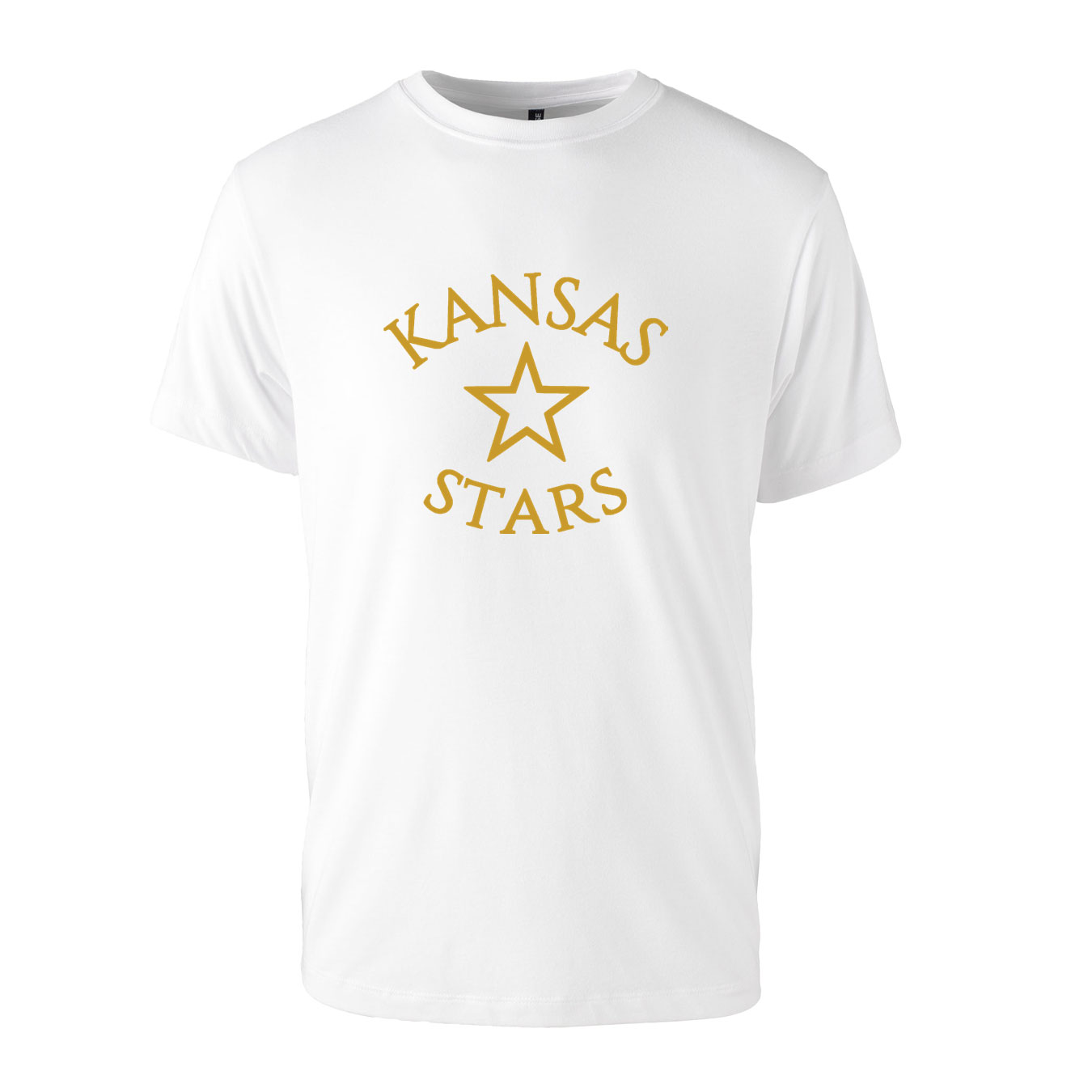 Men's Triblend T-Shirt - White - Logo Text Drop