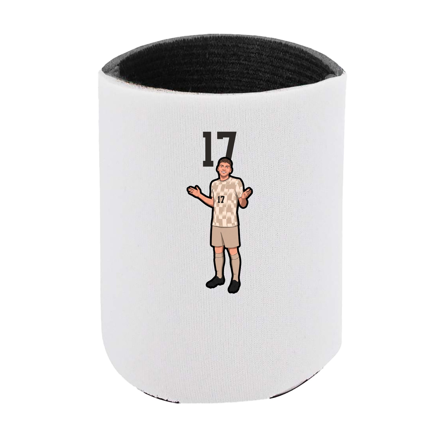 Can Holder — Number Top in White