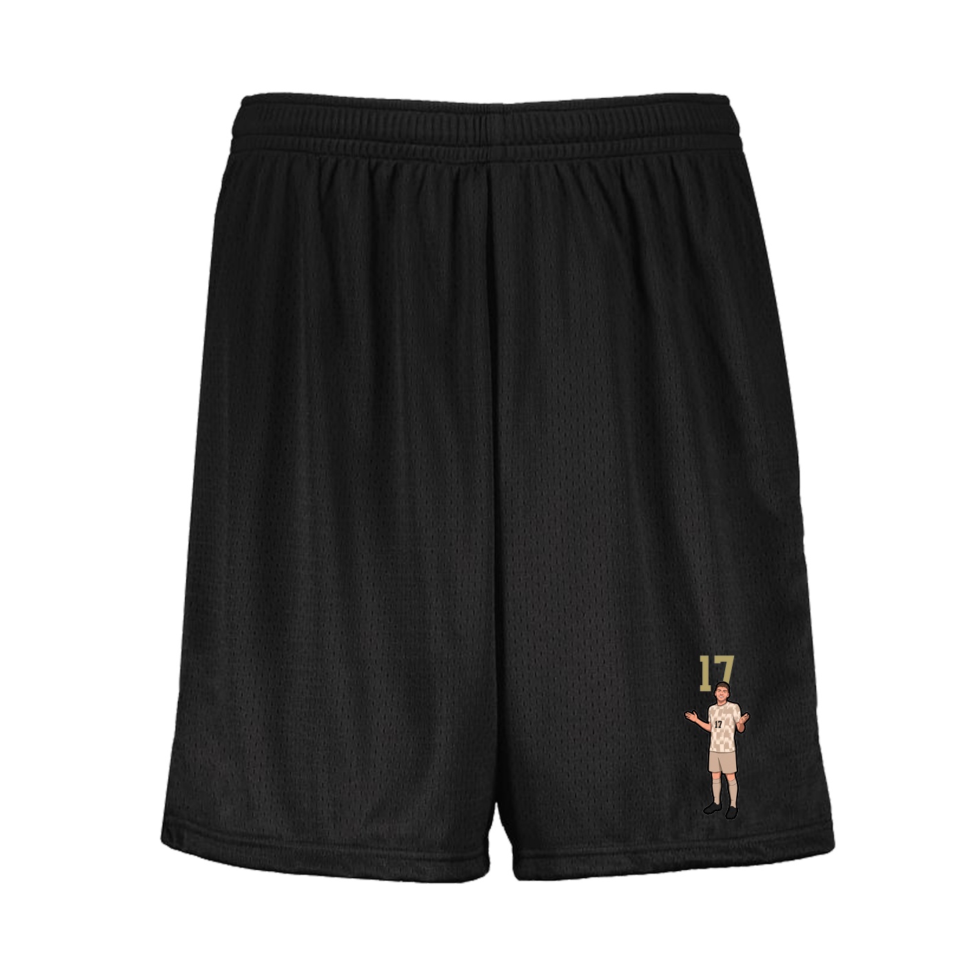 Shorts — Number Top in Black
