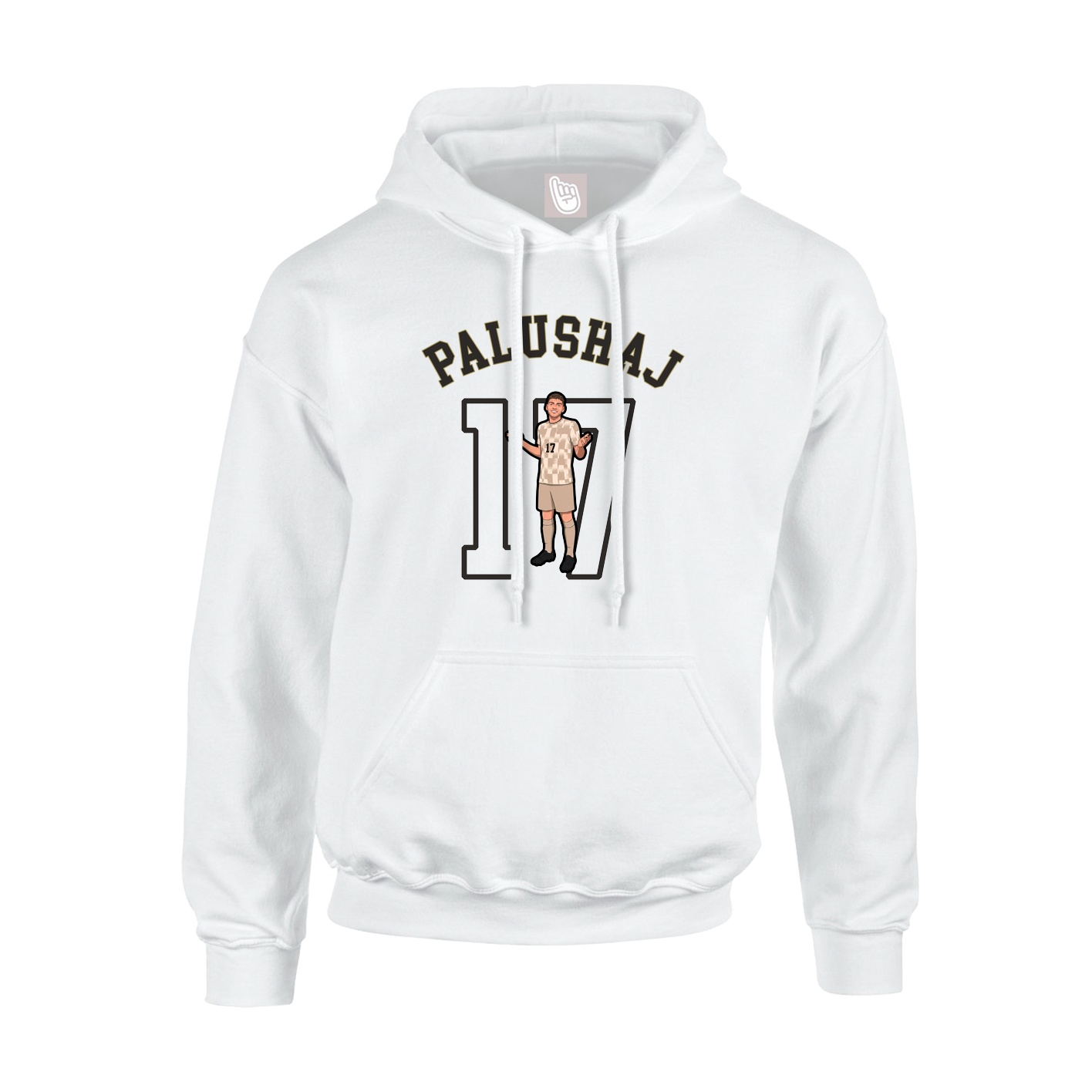 Youth Hoodie — Shirsey Arch in White