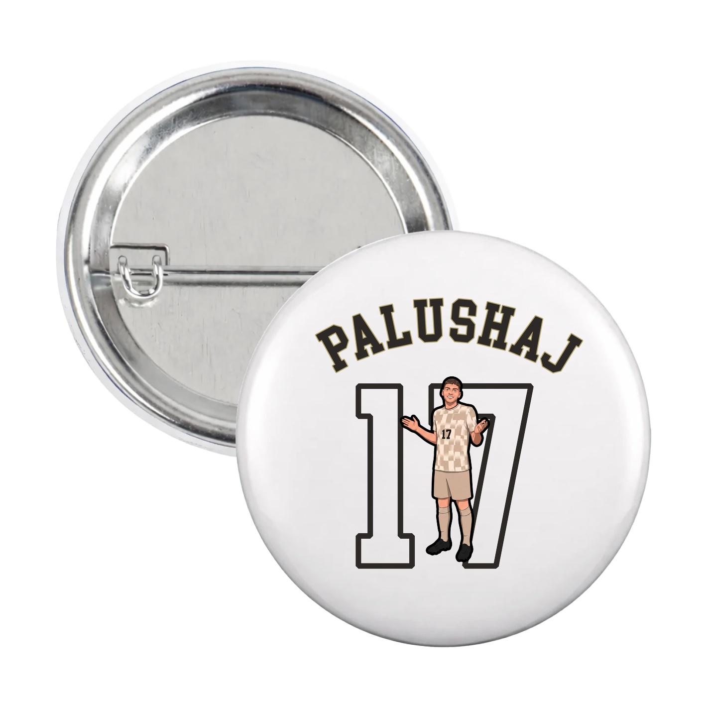 Game Day Button — Shirsey Arch in White