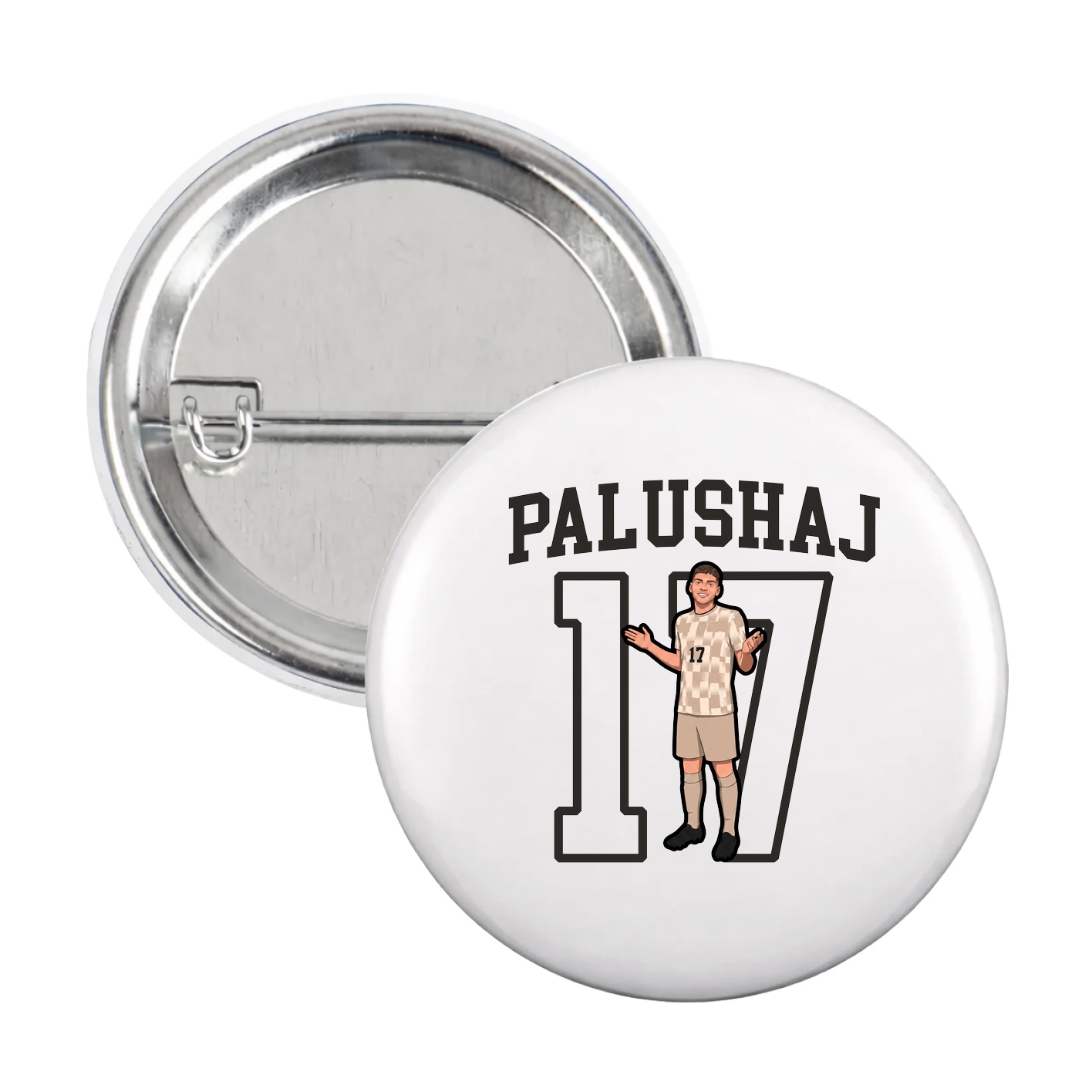 Game Day Button — Shirsey in White