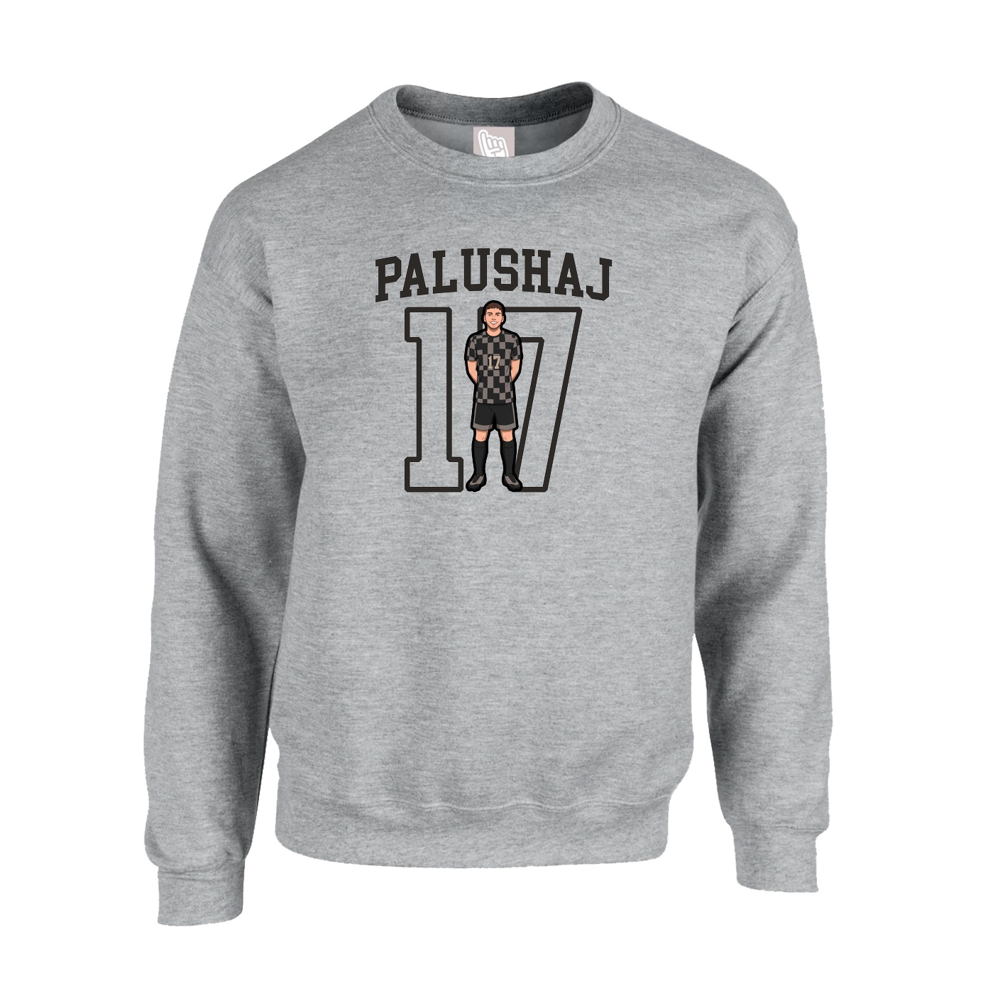 Fleece Crew — Shirsey in Grey