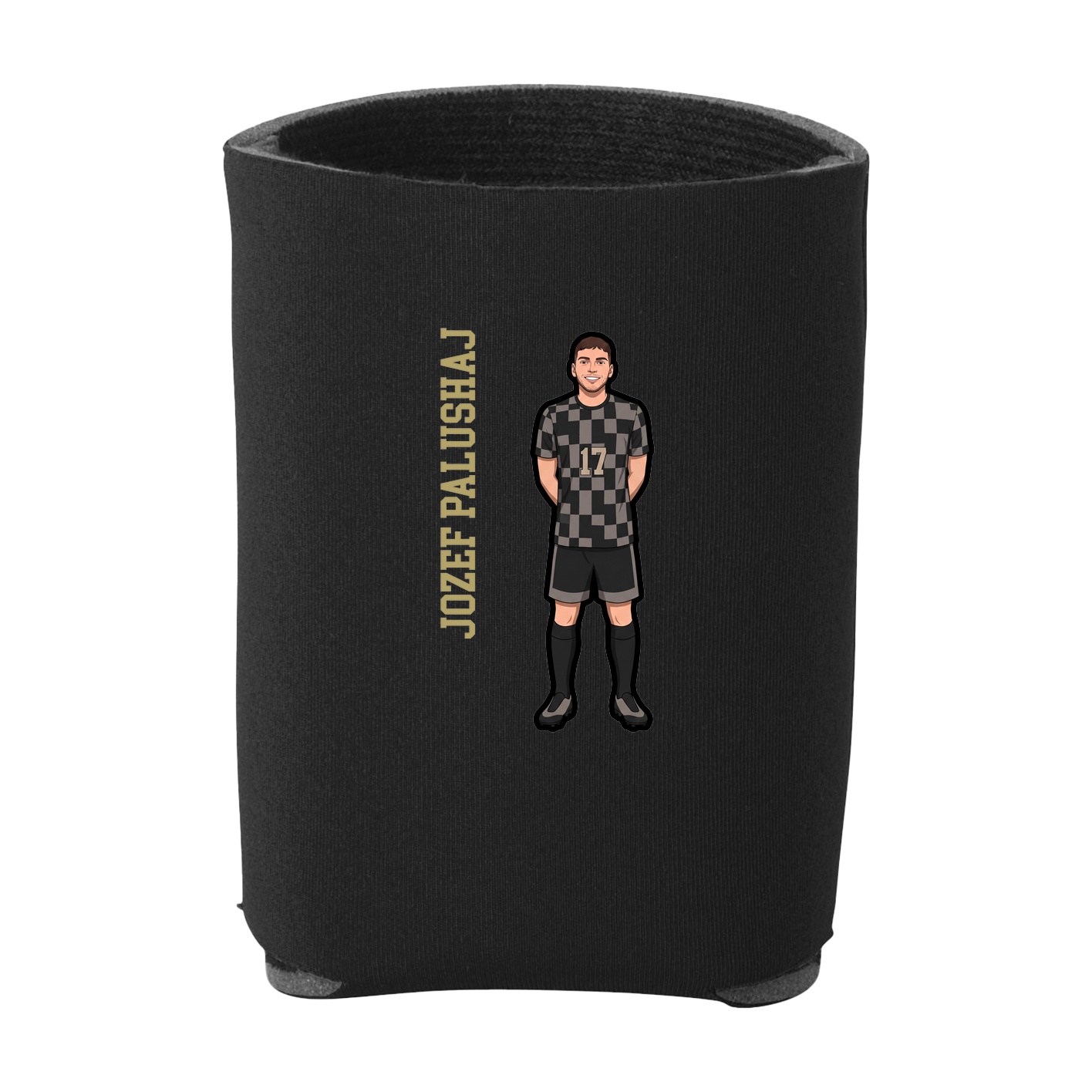 Can Holder — Name Vertical in Black