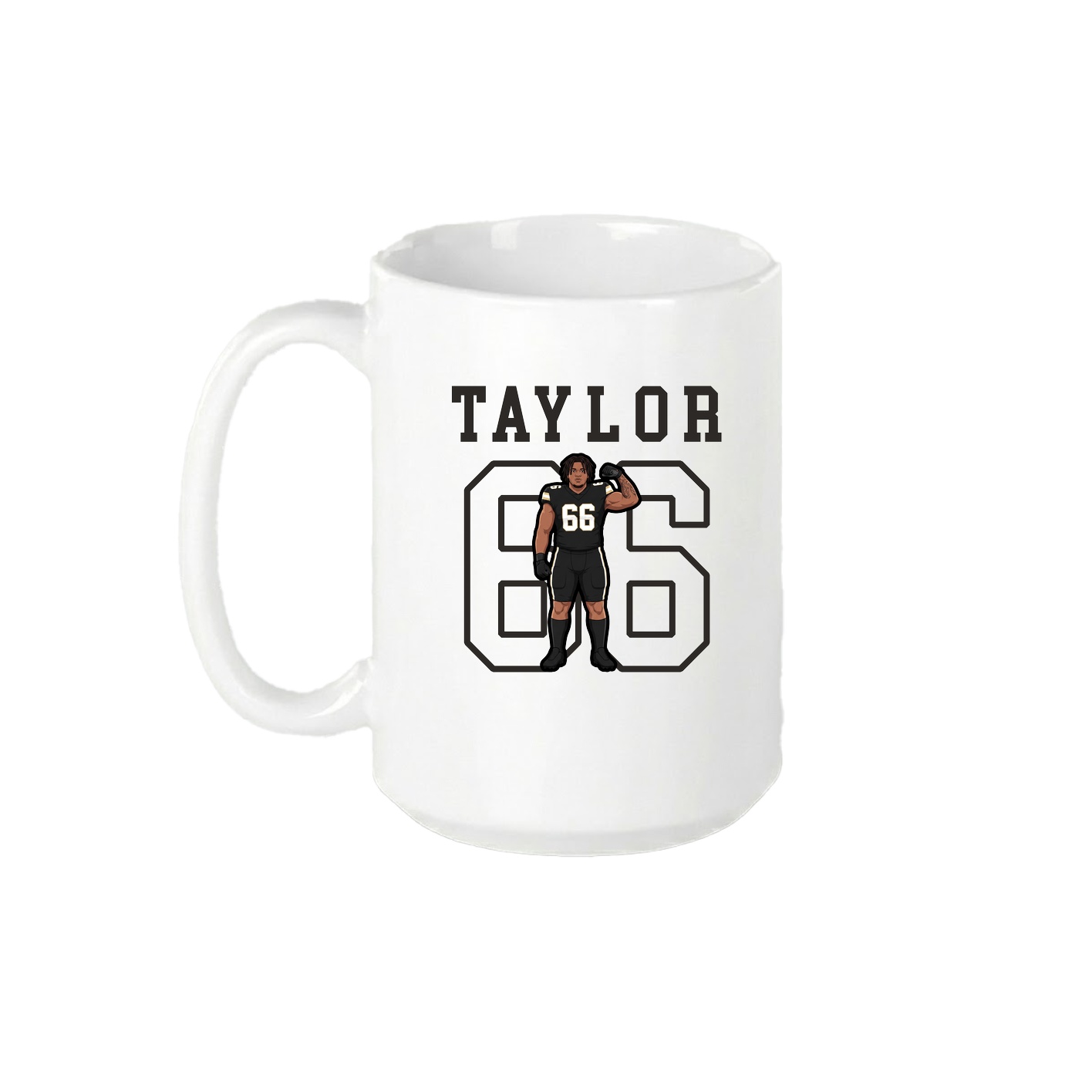 15oz Coffee Mug — Shirsey in White