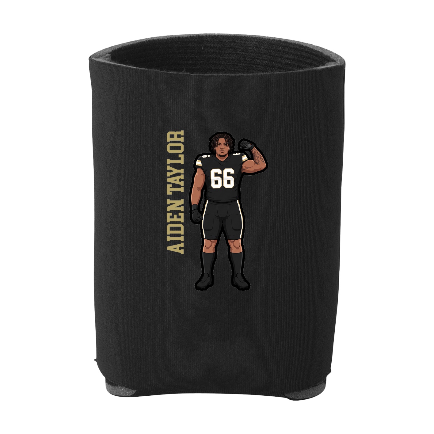 Can Holder — Name Vertical in Black