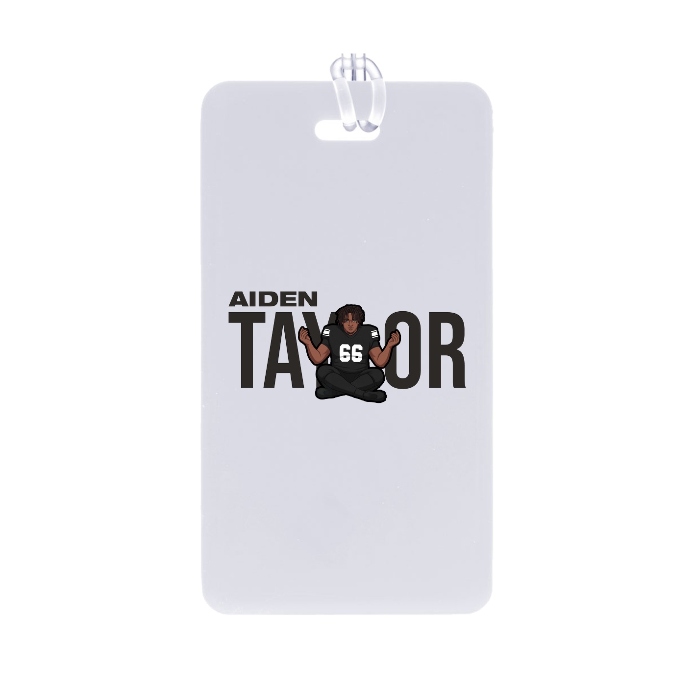 Bag Tag — Player Name in Classic