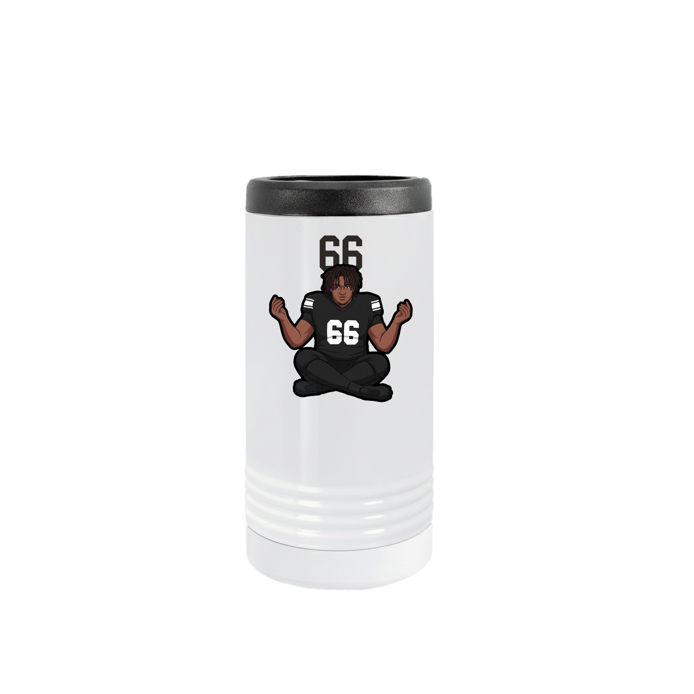 Slim Beverage Holder — Number Top in White
