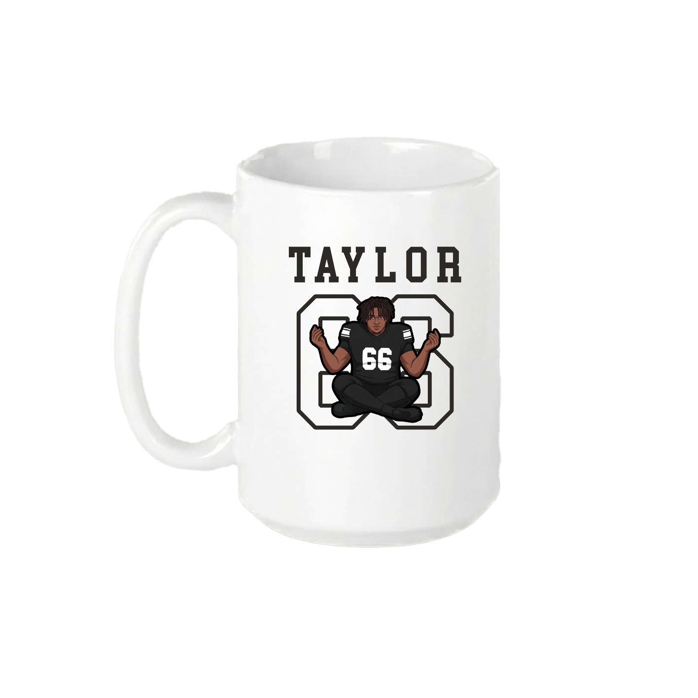 15oz Coffee Mug — Shirsey in White