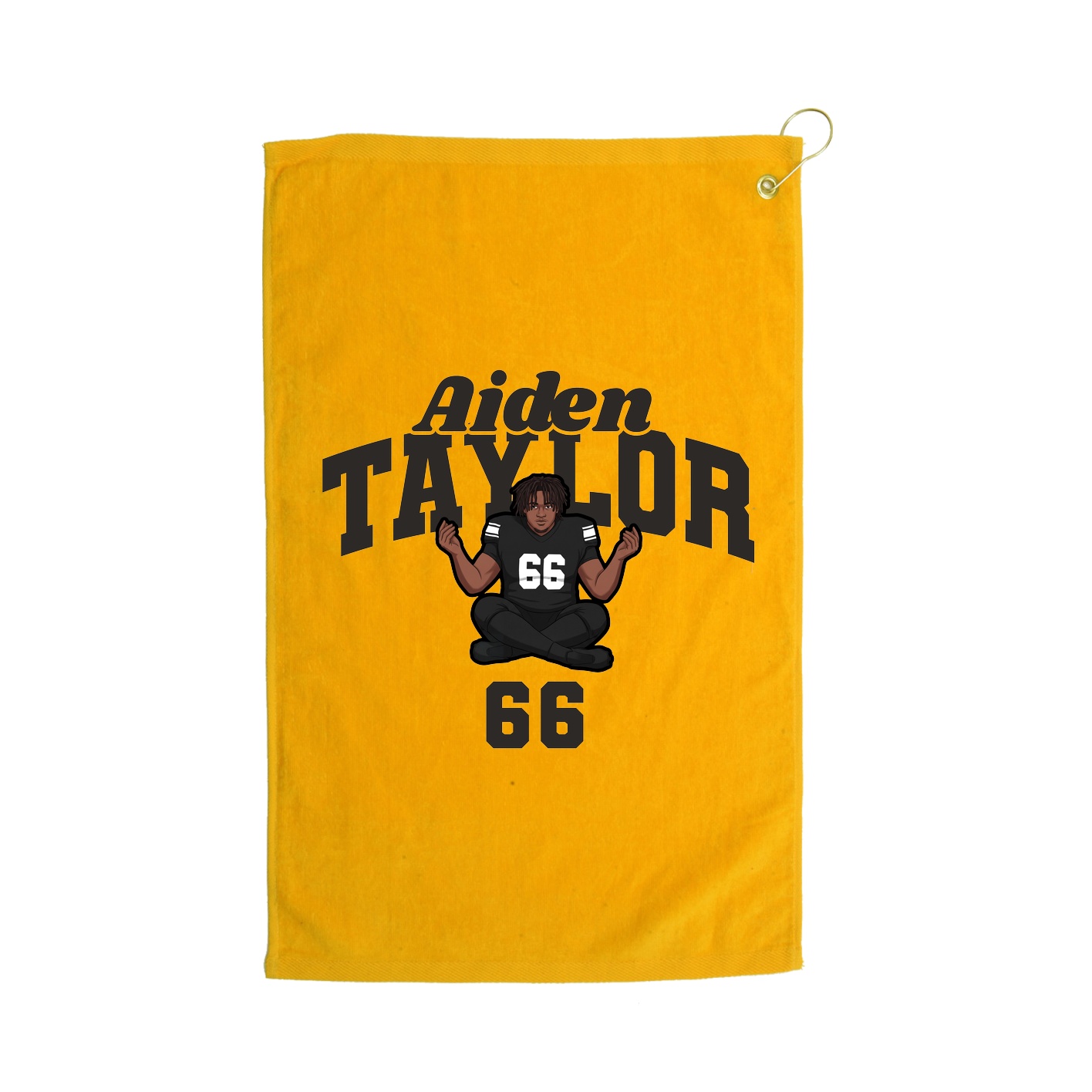Golf Towel — Signature Arch in Gold