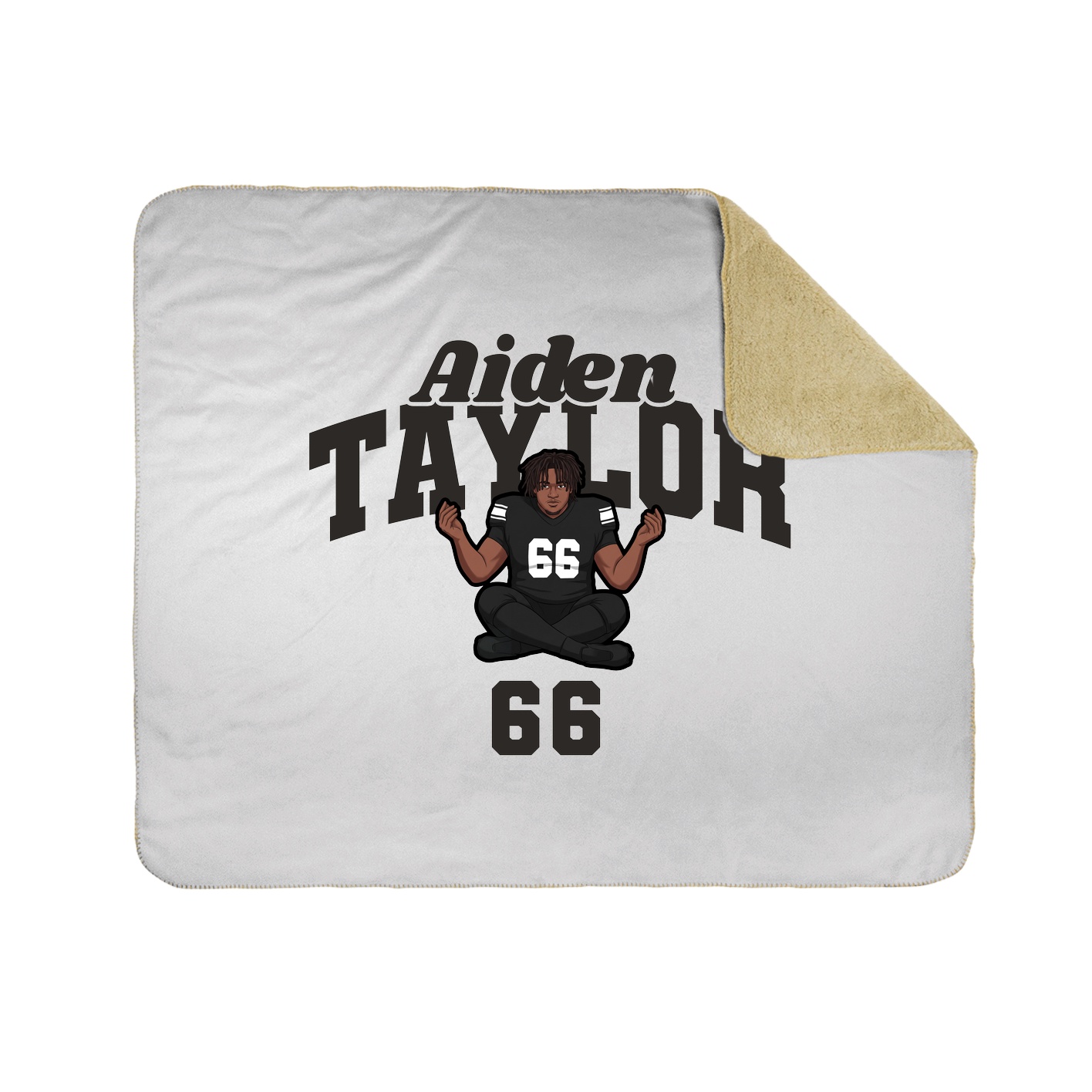 Throw Blanket — Signature Arch in White