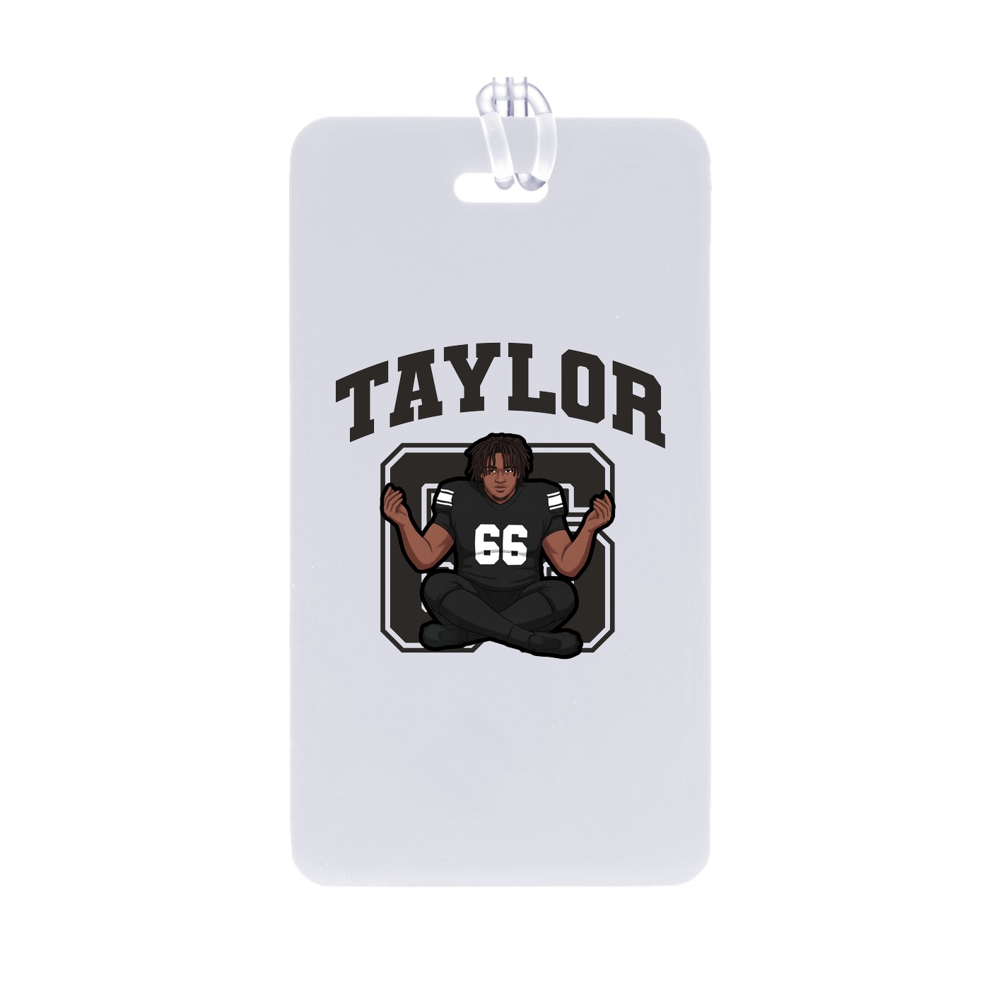 Bag Tag — Number in Classic