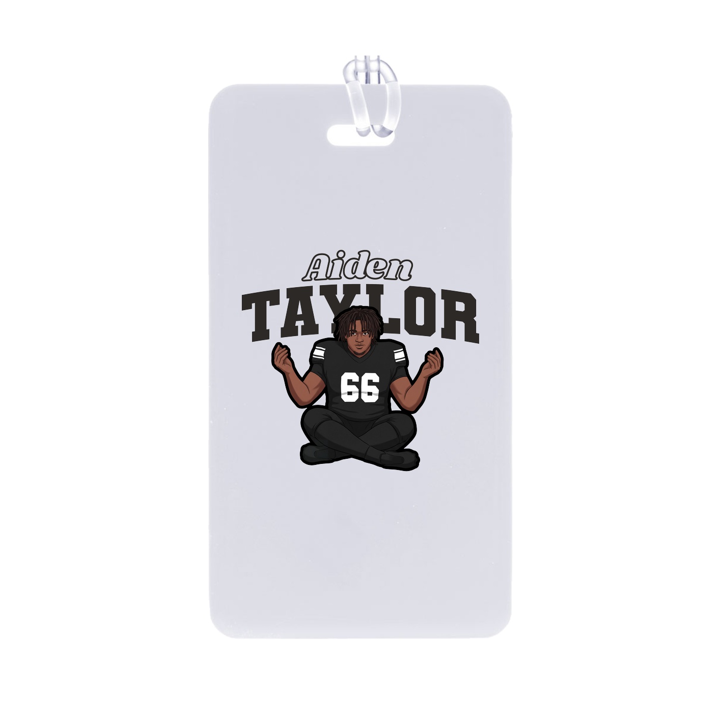 Bag Tag — Name Arch in Classic