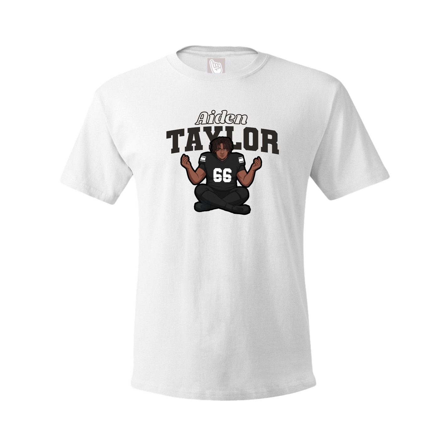 Tee — Name Arch in White