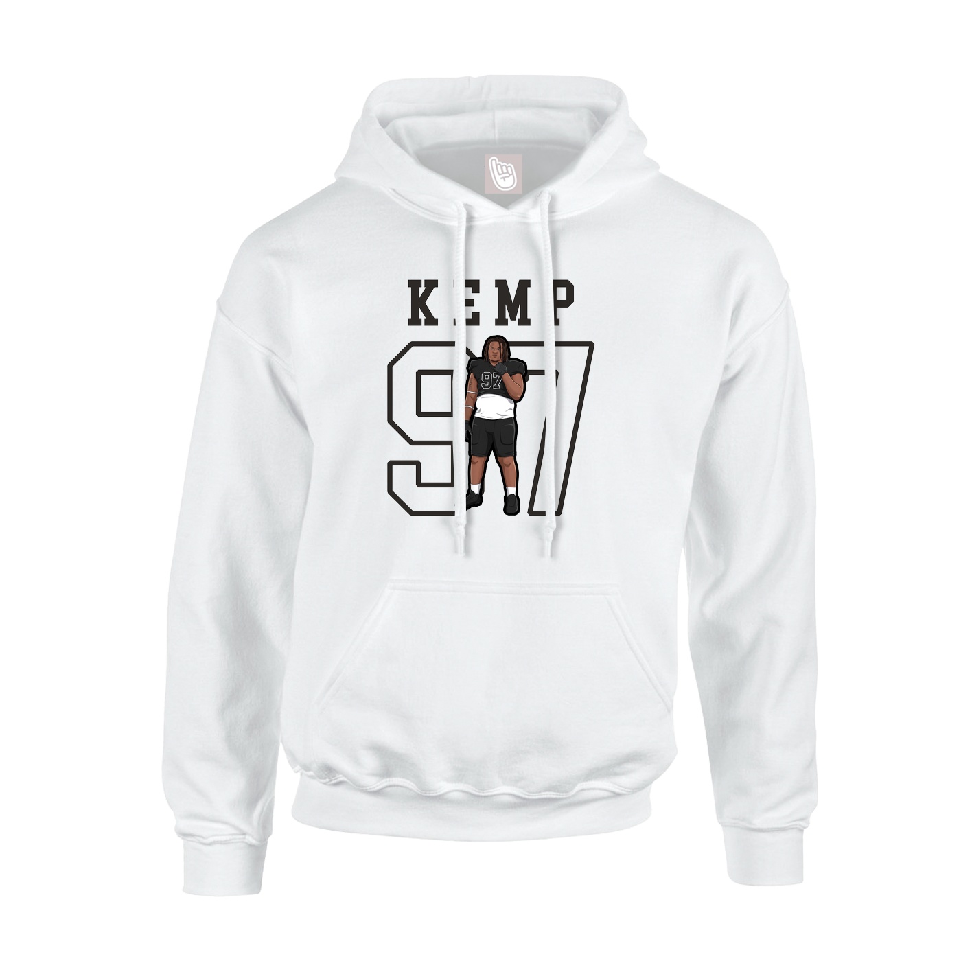 Hoodie — Shirsey in White