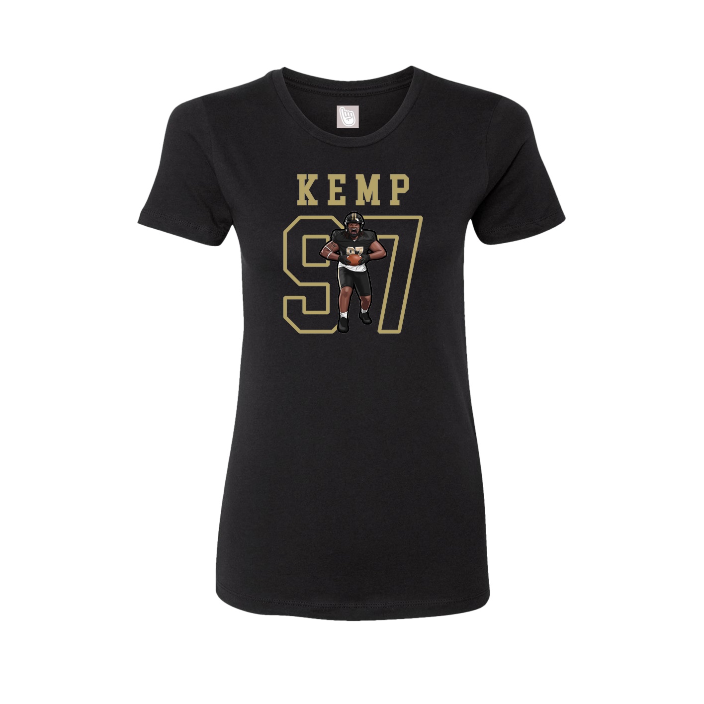 Fitted Women's Tee — Shirsey in Black