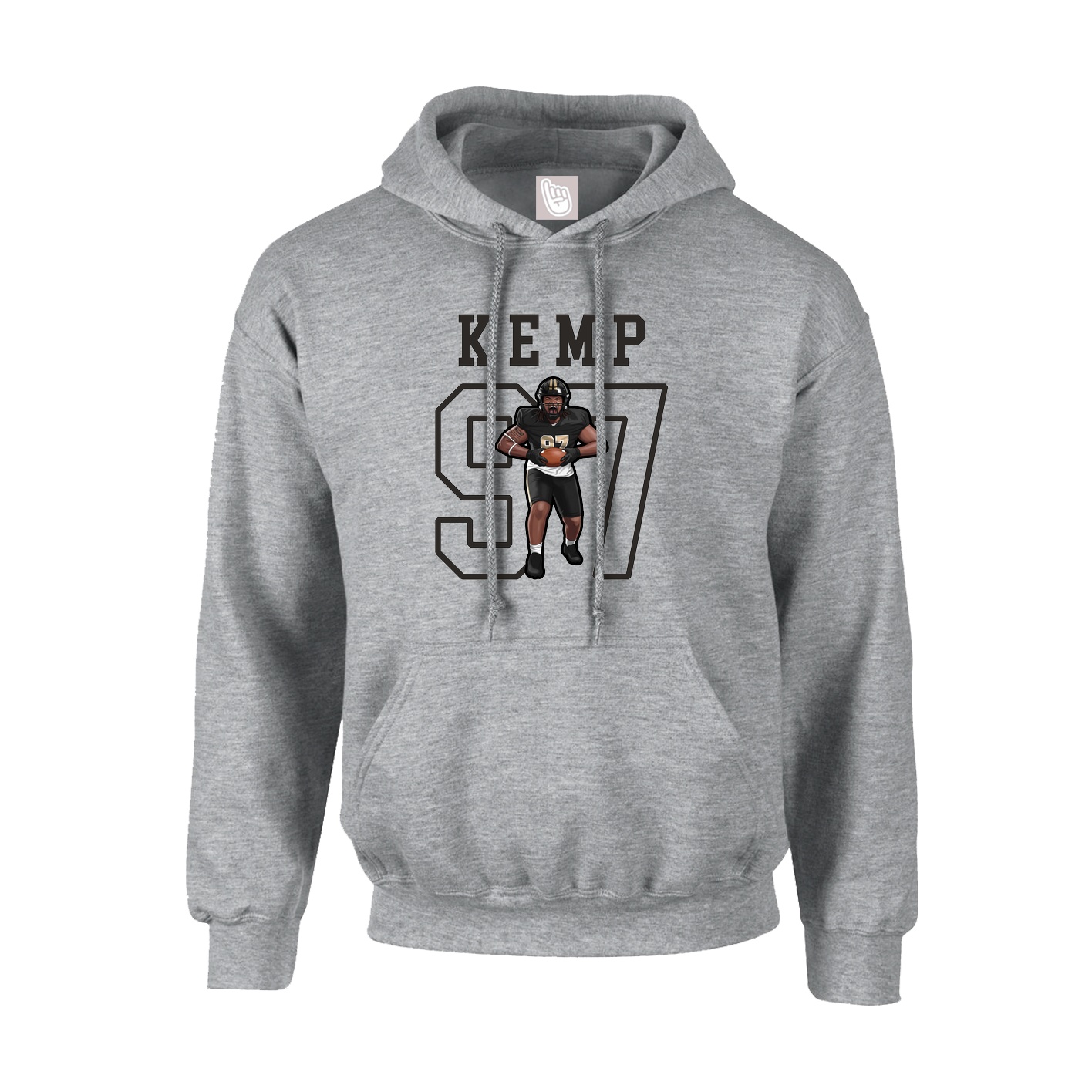 Hoodie — Shirsey in Grey