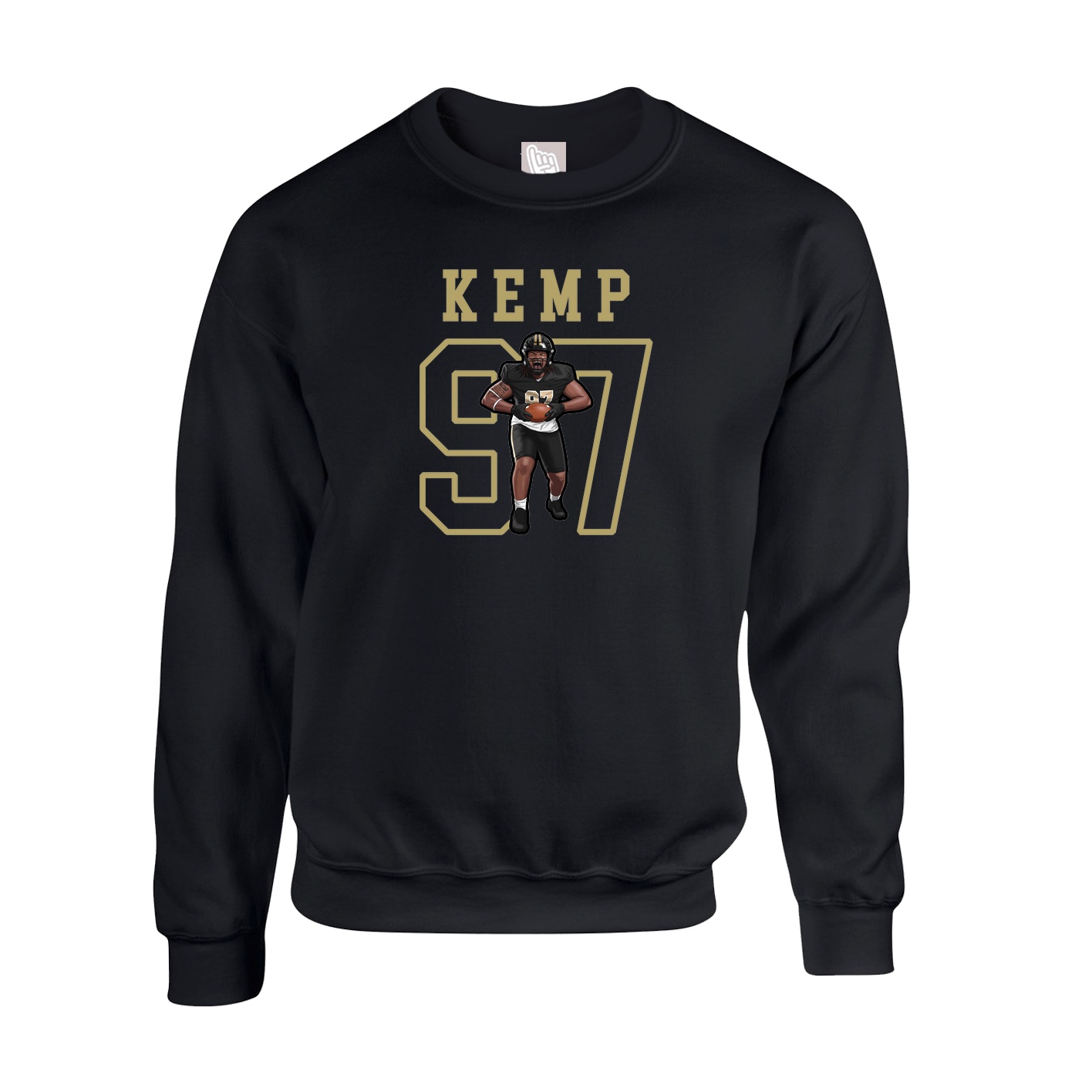Fleece Crew — Shirsey in Black