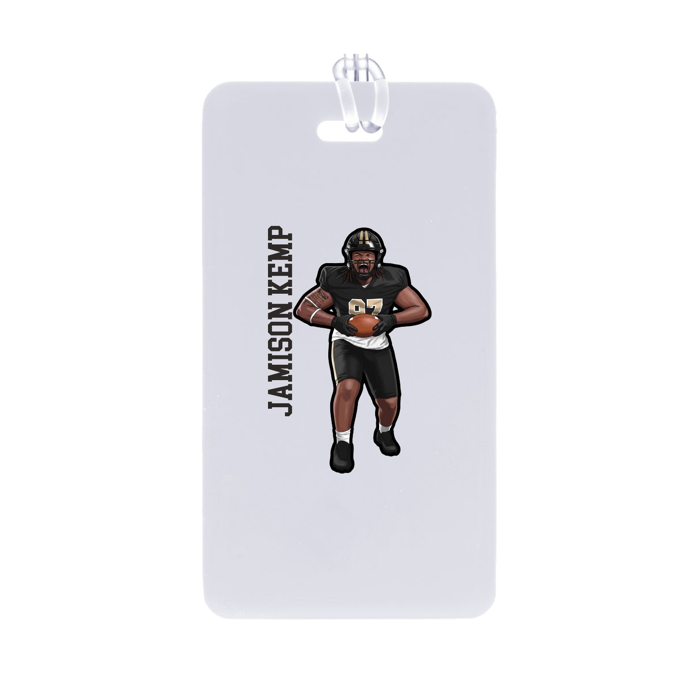 Bag Tag — Name Vertical in Classic