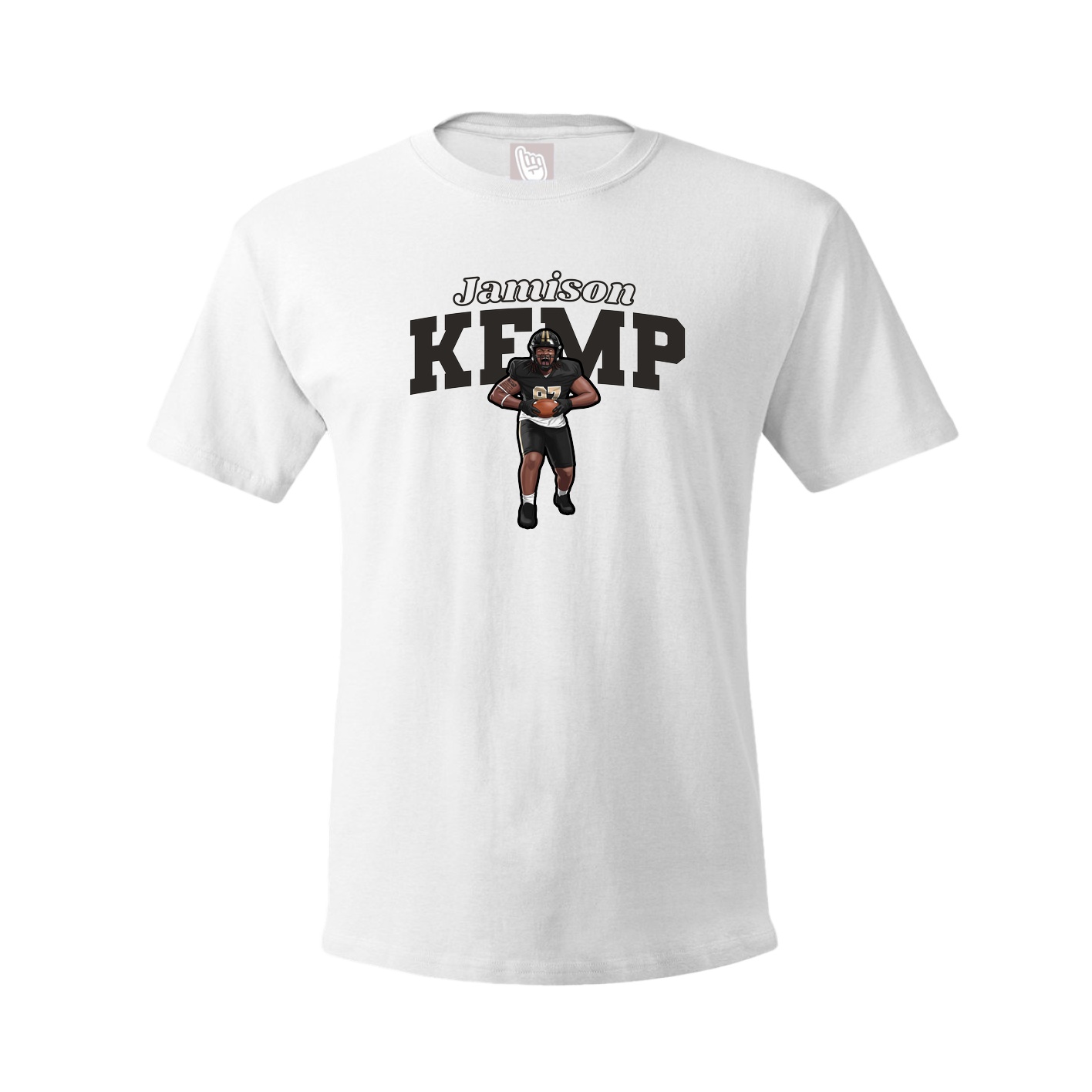 Tee — Name Arch in White