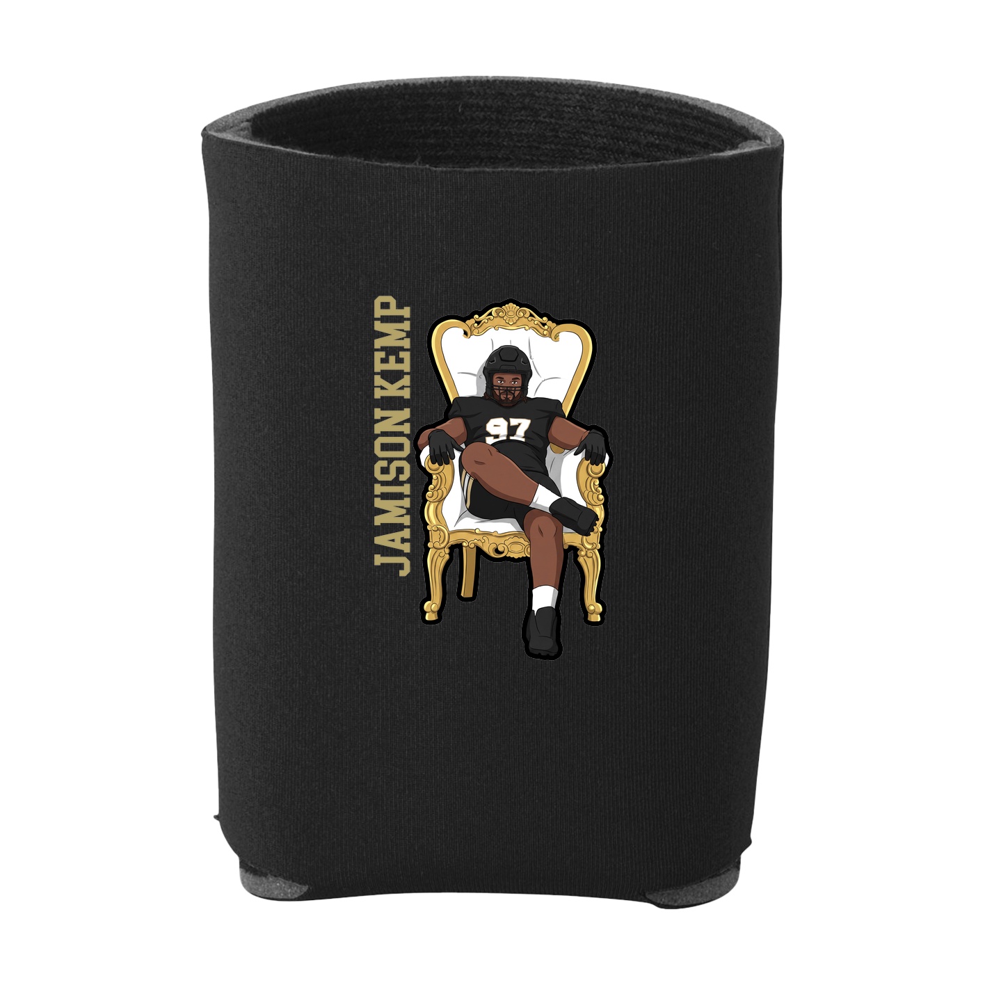 Can Holder — Name Vertical in Black