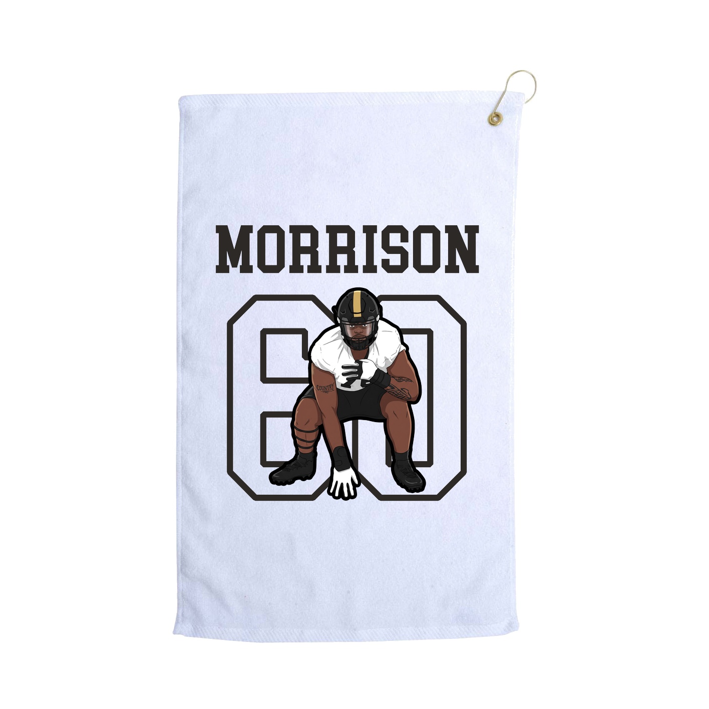 Golf Towel — Shirsey in White