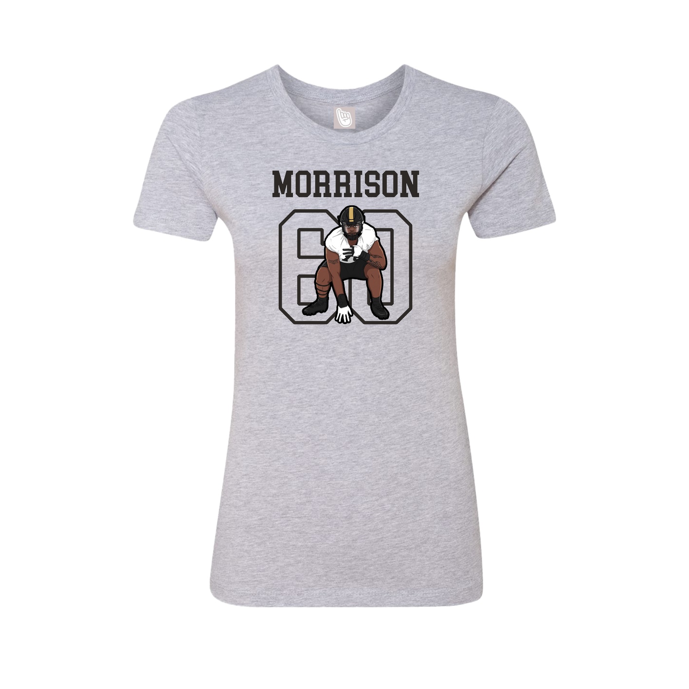 Fitted Women's Tee — Shirsey in Grey