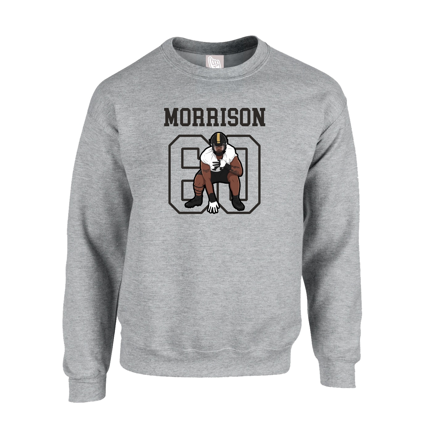 Fleece Crew — Shirsey in Grey