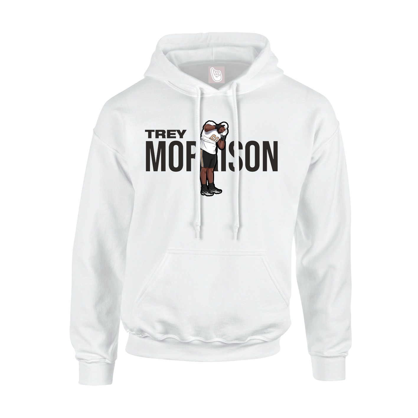 Hoodie — Player Name in White