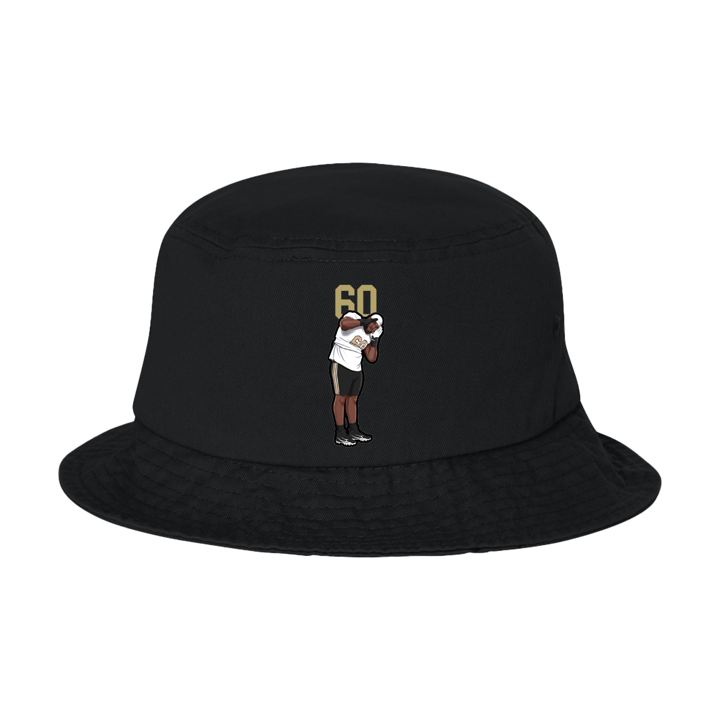 Bucket Cap — Number Top in Black