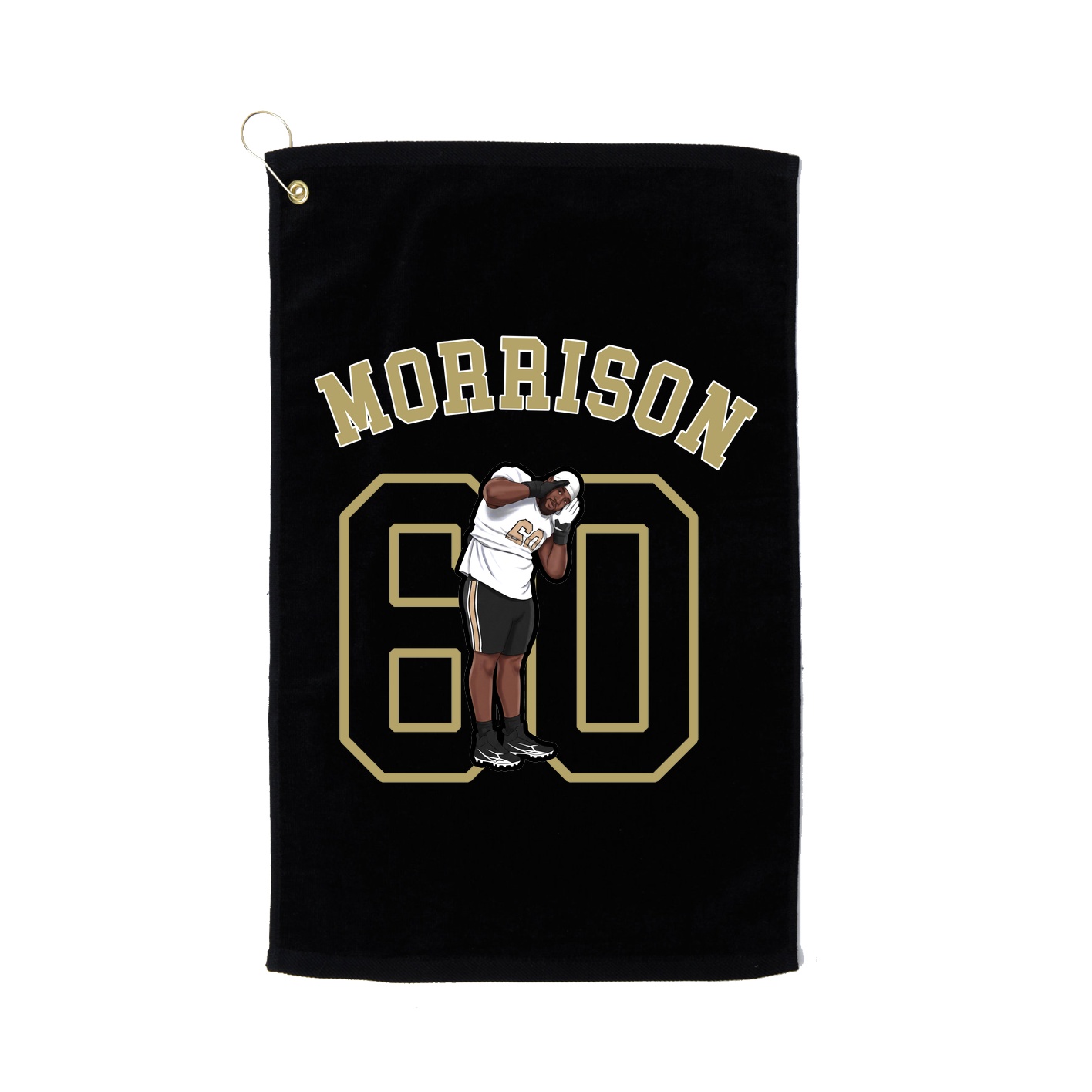 Golf Towel — Shirsey Arch in Black