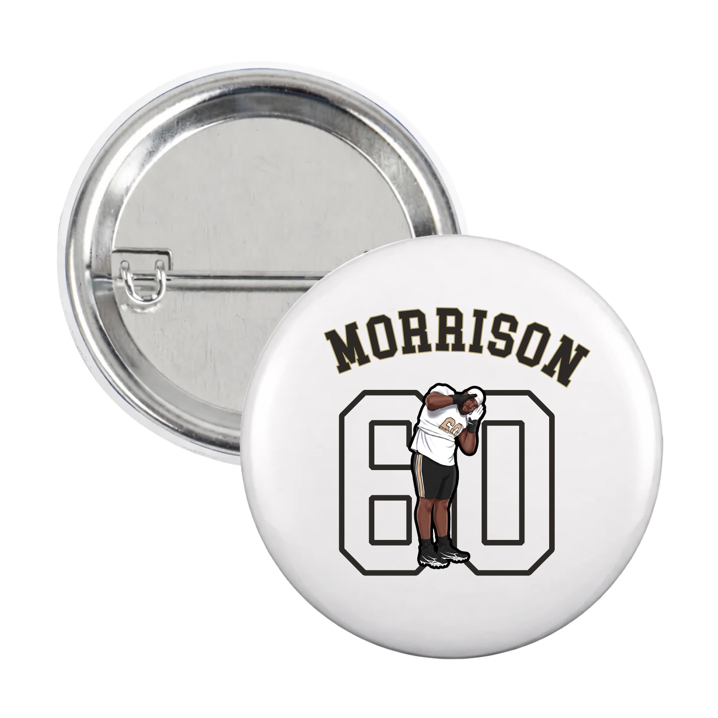 Game Day Button — Shirsey Arch in White