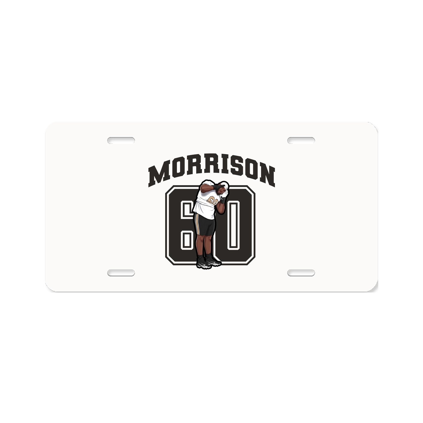 License Plate — Number in Classic