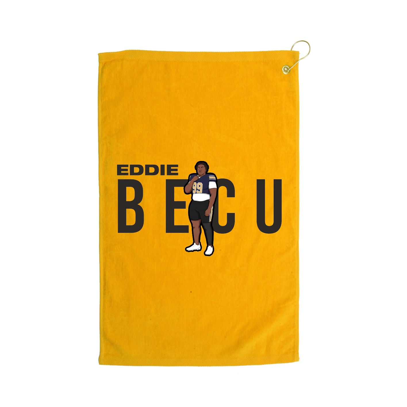 Golf Towel — Player Name in Gold