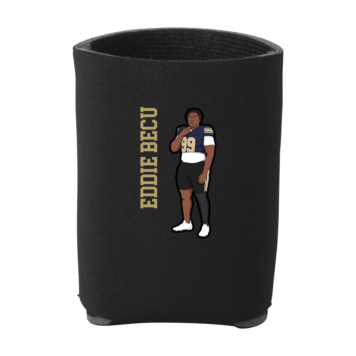 Can Holder — Name Vertical in Black