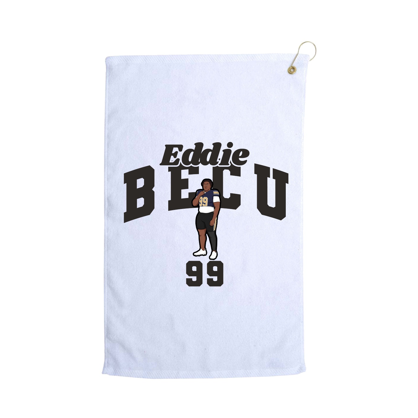 Golf Towel — Signature Arch in White