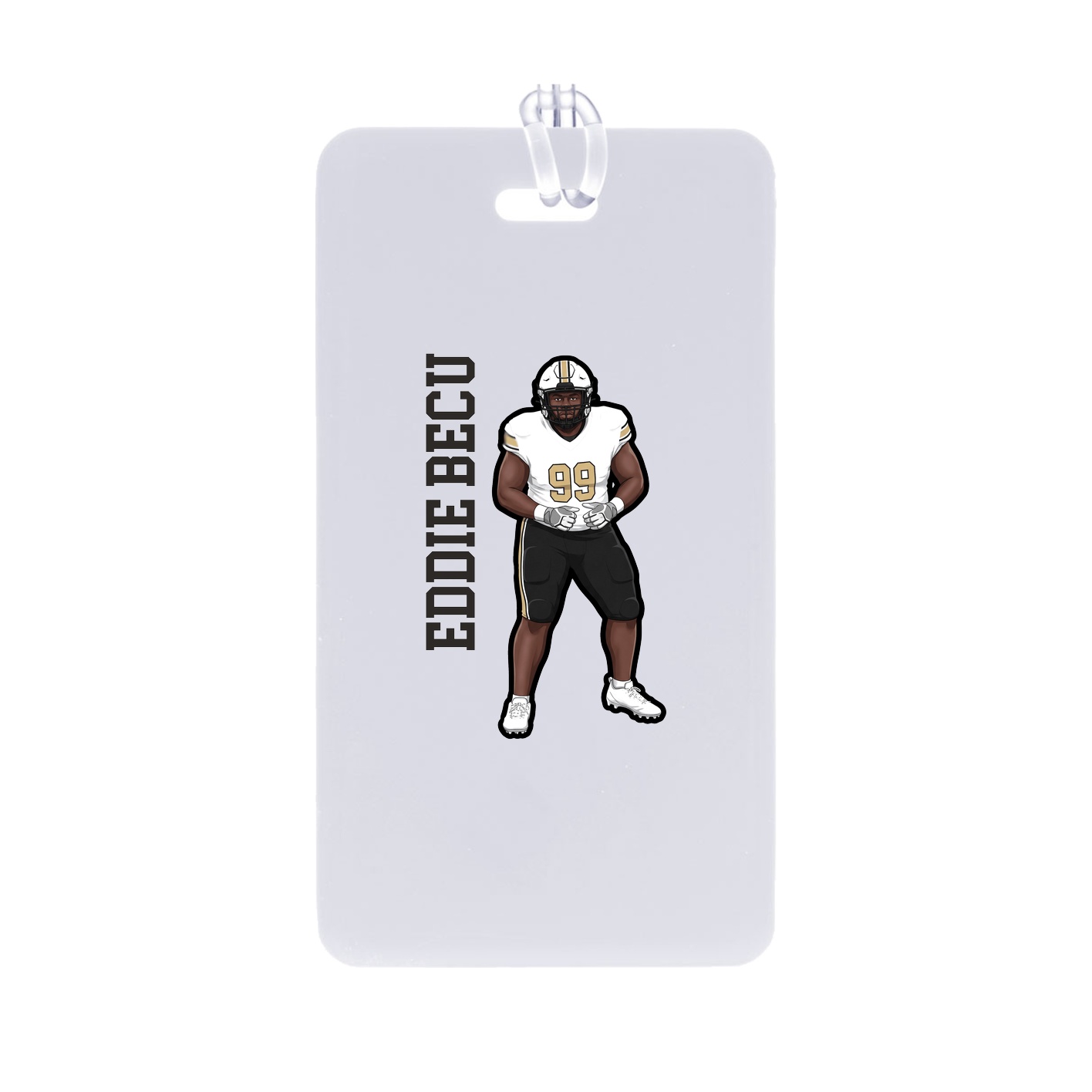 Bag Tag — Name Vertical in Classic