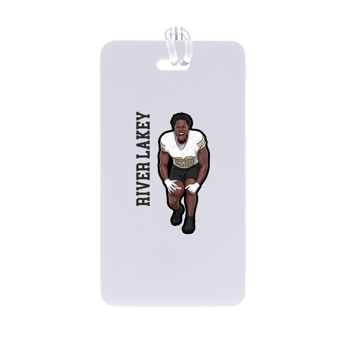 Bag Tag — Name Vertical in Classic